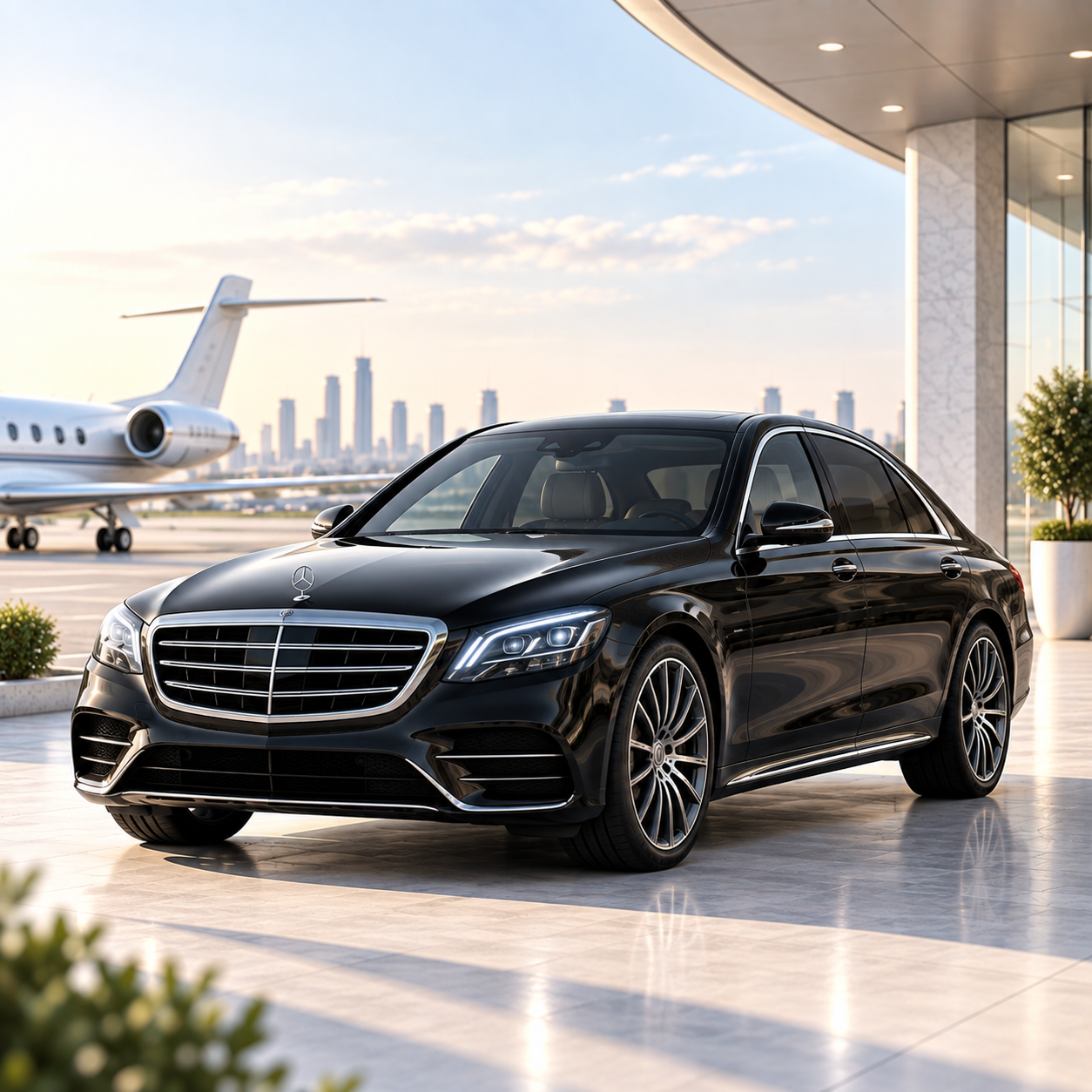 First Class Luxury Sedan available for Crown Promenade Melbourne chauffeur booking